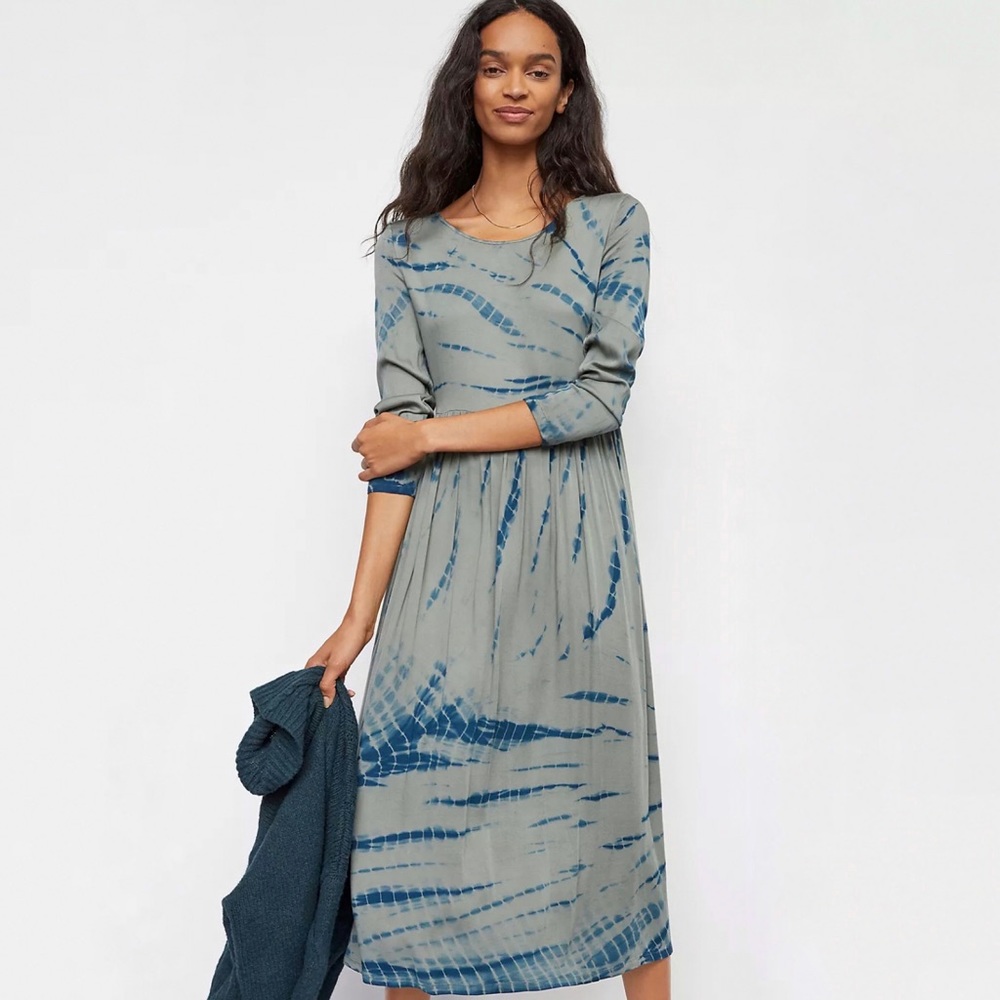 Anthropologie Dolan Eliska Tie-Dye Maxi Dress